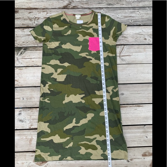 ⬇️NWT J. Crew Crewcuts Camo Dress sz 14 - Picture 2 of 5